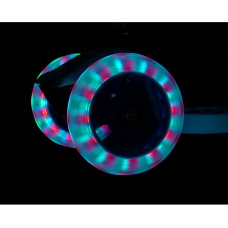 Trotineta cu 3 roti si luminite multicolore, albastra